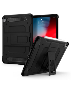Ударопрочный чехол Spigen для iPad Pro 12.9 (2018) - Tough Armor TECH - Черный - 068CS25203