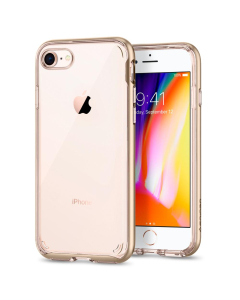 Прозрачный чехол Spigen для iPhone SE (2022/2020)/8/7 - Neo Hybrid Crystal 2 - Золотой - 054CS22366