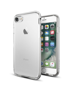 Прозрачный чехол Spigen для iPhone SE (2022/2020)/8/7 - Neo Hybrid Crystal - Серебристый - 042CS20676