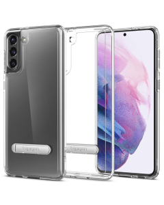 Гибридный чехол Spigen для Galaxy S21 Plus - Ultra Hybrid S - Кристально прозрачный - ACS02389