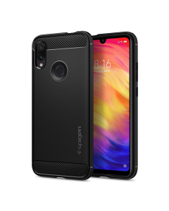 Прочный чехол Spigen для Redmi Note 7 / Note 7 Pro - Rugged Armor - Черный - S34CS26086
