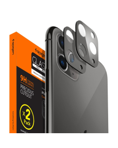Защитное стекло для камеры Spigen для iPhone 11 Pro / 11 Pro Max - Full Cover Camera Lens - Серый - AGL00503 - 2 шт