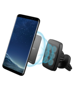 Универсальный автомобильный держатель Spigen - Kuel H12 Hexa-Core Magnetic Air Vent Car Mount - Черный - 000CD20115