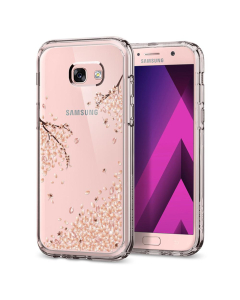 Защитный чехол Spigen для Galaxy A5 (2017) - Crystal Shell Blossom - Цветы - 573CS21492
