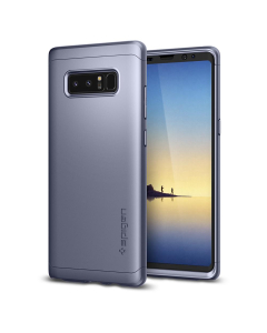 Защитный чехол Spigen для Galaxy Note 8 - Thin Fit 360 - Серая Орхидея - 587CS22101