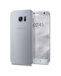 Ультра-тонкий чехол Spigen для Galaxy S7 Edge - AirSkin - Прозрачный-матовый - 556CS22317