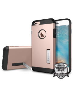 Защищенный чехол Spigen для iPhone 6s Plus / 6 Plus - Tough Armor - Розовое золото - SGP11750
