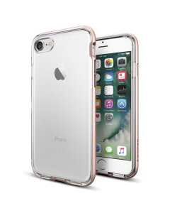 Прозрачный чехол Spigen для iPhone SE (2022/2020)/8/7 - Neo Hybrid Crystal - Розовое Золото - 042CS20524