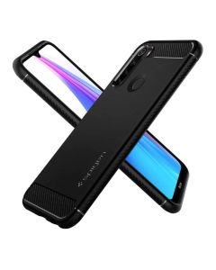 Прочный чехол Spigen для Redmi Note 8T - Rugged Armor - Матово-черный - ACS00693