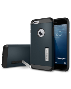 Защитный чехол Spigen для iPhone 6s Plus / 6 Plus - Tough Armor - Синевато-серый - SGP10915