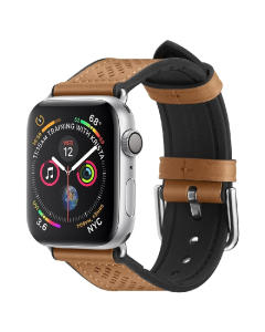 Ремешок Spigen для Apple Watch (41/40/38 mm) - Watch Band Retro Fit - Коричневый - 061MP25077