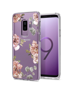 Чехол-капсула Spigen для Galaxy S9 Plus - Liquid Crystal Blossom - Цветы - 593CS22916