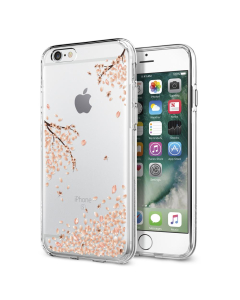 Капсула Spigen для iPhone 6s / 6 - Liquid Shine - Прозрачный (цветы) - 035CS21219