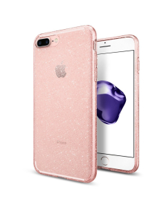 Капсула Spigen для iPhone 7 Plus / 8 Plus - Liquid Crystal Glitter - Розовый кварц - 043CS21759