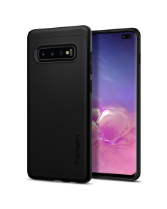 Клип-кейс Spigen для Galaxy S10 Plus - Thin Fit Classic - Черный - 606CS26051