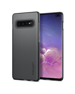 Клип-кейс Spigen для Galaxy S10 Plus - Thin Fit - Серый графит - 606CS25757