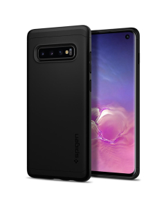 Клип-кейс Spigen для Galaxy S10 - Thin Fit Classic - Черный - 605CS26055