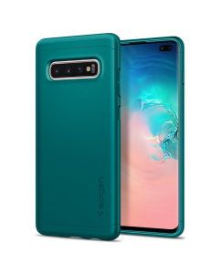 Клип-кейс Spigen для Galaxy S10 - Thin Fit Classic - Зеленый - 605CS26056