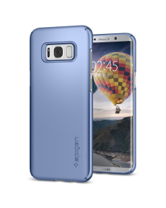 Клип-кейс Spigen для Galaxy S8 Plus - Thin Fit - Голубой - 571CS21677