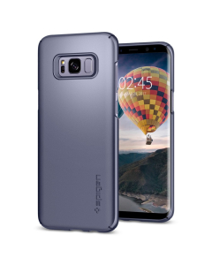 Клип-кейс Spigen для Galaxy S8 Plus - Thin Fit - Серая Орхидея - 571CS21675
