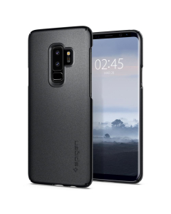 Клип-кейс Spigen для Galaxy S9 Plus - Thin Fit - Серый Графит - 593CS22910