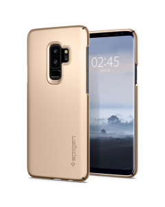 Клип-кейс Spigen для Galaxy S9 Plus - Thin Fit - Золотой - 593CS23186