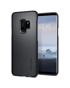 Клип-кейс Spigen для Galaxy S9 - Thin Fit - Серый Графит - 592CS22823