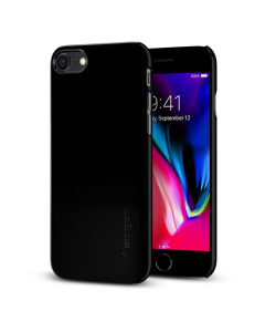 Клип-кейс Spigen для iPhone SE (2022/2020)/8/7 - Thin Fit - Черный Оникс - 054CS22210