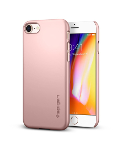 Клип-кейс Spigen для iPhone SE (2022/2020)/8/7 - Thin Fit - Розовое золото - 054CS22207