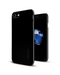 Клип-кейс Spigen для iPhone SE (2022/2020)/8/7 - Thin Fit - Черный Оникс - 042CS20845