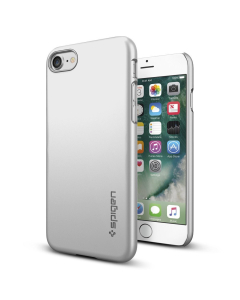 Клип-кейс Spigen для iPhone SE (2022/2020)/8/7 - Thin Fit - Серебристый - 042CS20733