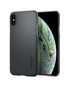 Клип-кейс Spigen для iPhone X / XS - Thin Fit - Серый Графит - 063CS24905