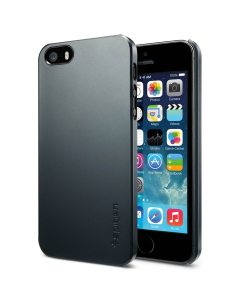 Клип-кейс Spigen для iPhone SE / 5s / 5 - Ultra Fit - Синевато-серый - SGP10291