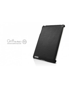 Кожаный чехол-накладка Spigen для iPad 2 / 3 / 4 - Griff - Черный - SGP07693