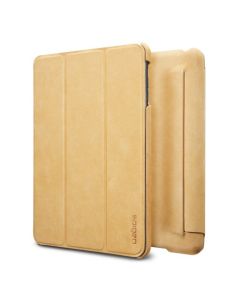 Кожаный чехол-подставка Spigen для iPad Mini / Mini Retina - Leinwand - Винтаж - SGP09651