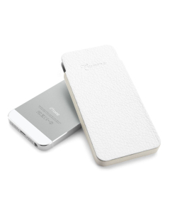 Кожаный чехол Spigen для iPhone SE / 5s / 5 - Crumena S - Белый - SGP09516