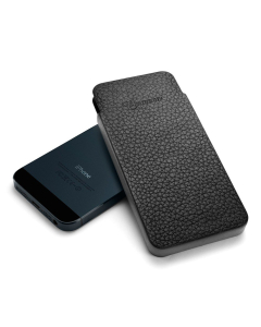 Кожаный чехол Spigen для iPhone SE / 5s / 5 - Crumena S - Черный - SGP09515