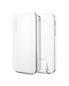 Кожаный чехол Spigen для iPhone SE / 5s / 5 - Argos - Белый - SGP09599