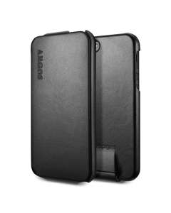 Кожаный чехол Spigen для iPhone SE / 5s / 5 - Argos - Черный - SGP09598