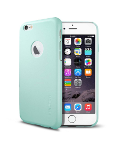 Кожаный клип-кейс Spigen для iPhone 6s / 6 - Leather Fit - Мятный - SGP11358