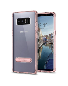 Гибридный чехол с подставкой Spigen для Galaxy Note 8 - Ultra Hybrid S - Розовый - 587CS22068
