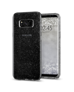 Чехол-капсула чехол Spigen для Galaxy S8 Plus - Liquid Crystal Glitter - Space кварц - 571CS21668