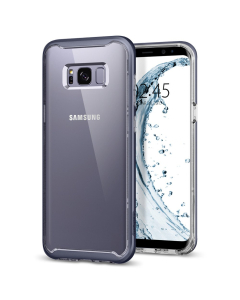 Прозрачный чехол Spigen для Galaxy S8 Plus - Neo Hybrid Crystal - Серая Орхидея - 571CS21656