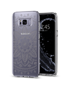 Чехол-капсула Spigen для Galaxy S8 Plus - Liquid Crystal - Прозрачное солнце - 571CS21666