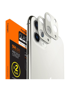 Защитное стекло для камеры Spigen для iPhone 11 Pro / 11 Pro Max - Full Cover Camera Lens - Серебристый - AGL00502 - 2 шт