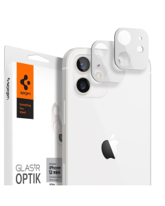 Защитное стекло для камеры Spigen для iPhone 12 Mini - Glas.tR Optik Lens - 2 шт - Белый - AGL02461