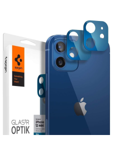 Защитное стекло для камеры Spigen для iPhone 12 Mini - Glas.tR Optik Lens - 2 шт - Синий - AGL02462