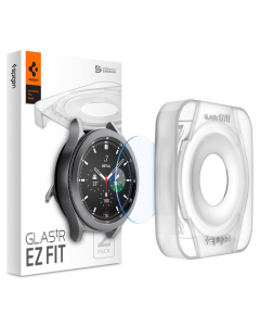 Защитное стекло Spigen для Galaxy Watch 4 Classic (42mm) - EZ FIT GLAS.tR - Прозрачный - 1 шт - AGL03747