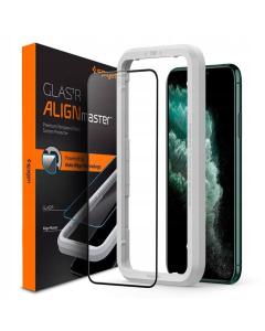 Защитное стекло Spigen для iPhone 11 Pro Max - AlignMaster Full Cover - Черный - 1 шт - AGL00098