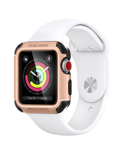 Чехол Spigen для Apple Watch 3 / 2 (38мм) - Tough Armor 2 - Красное золото - 058CS22631